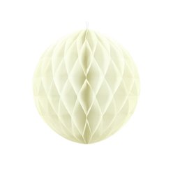 Dekorace honeycomb béžová 40 cm